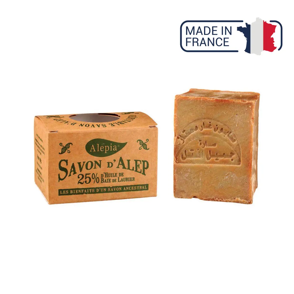 Aleppo saippua 25% laakerimarja - 190 g - Alépia