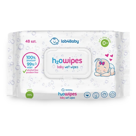 Alg Pharma h2o Baby-kosteuspyyhkeet 60 kappaletta