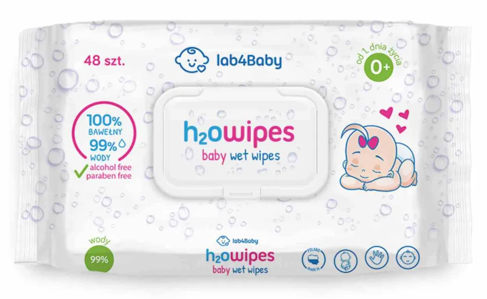 Alg Pharma H2Owipes kosteuspyyhkeet lapsille 24 kappaletta
