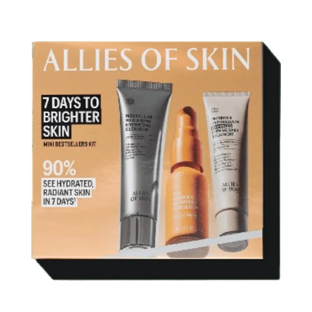 Allies Skin -pakkaus 7 päivää kirkkaampaan ihoon