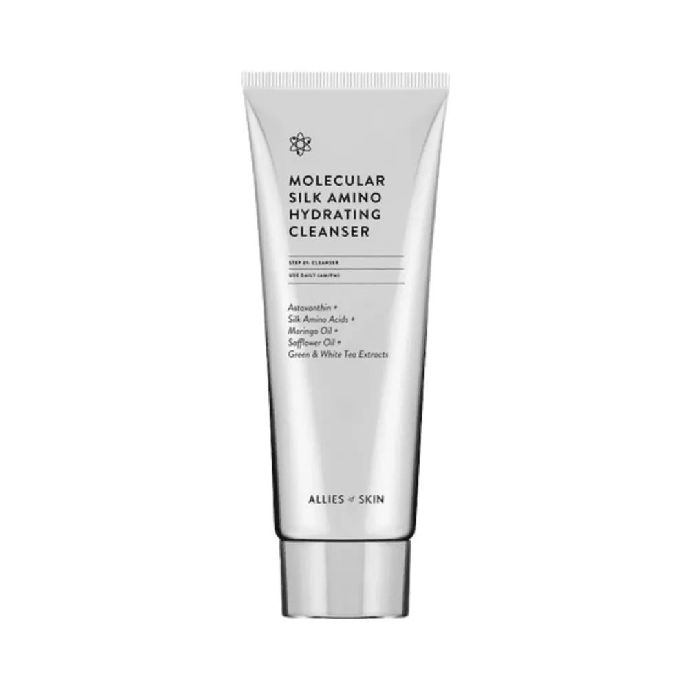 Iho -molekyylin silkki -amino -kosteuspuhdistusaineita Allies of Skin