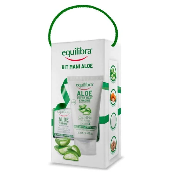 Aloe vera -käsihoidon sarja Equilibra