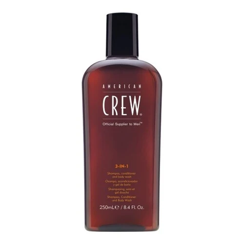 Amerikkalainen miehistö 3--1-shampoo American Crew