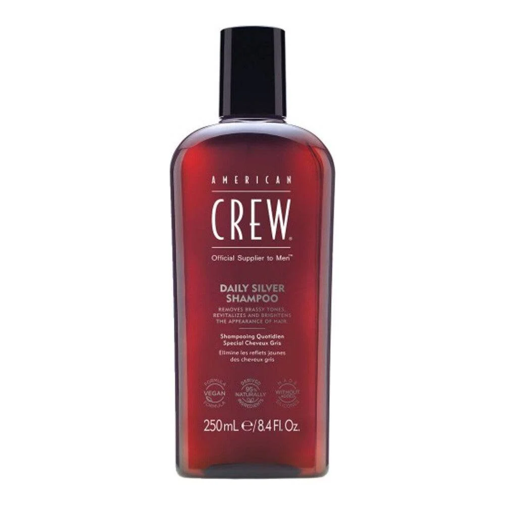 Amerikkalainen miehistön hopea shampoo American Crew
