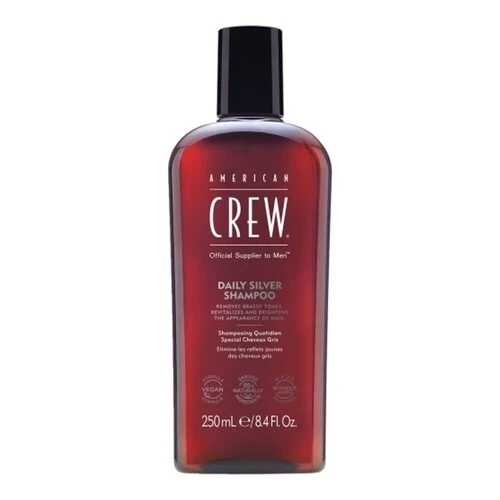 Amerikkalainen miehistön hopea shampoo American Crew