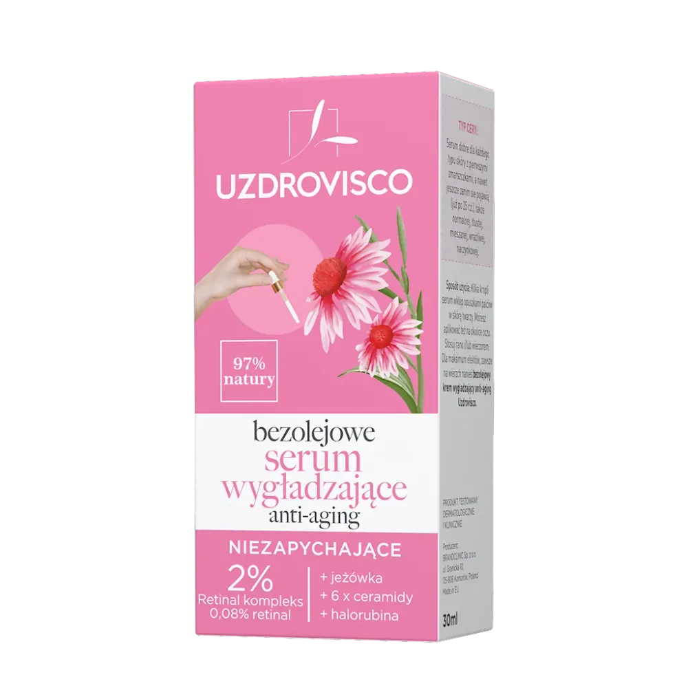 ANTI-AGING KIINNITTÄVÄ KASVOSEERUMI 30 ml - UZDROVISCO (VAPAA VOLUME)