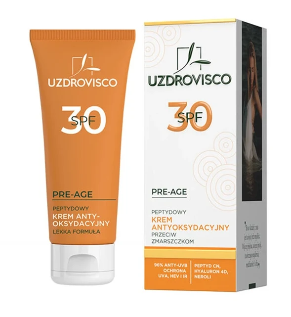 ANTIOXIDACTIVE PEPTIDI kasvovoide anti-ryppy SPF 30 50 ml - UZDROVISCO (PRE-AGE)
