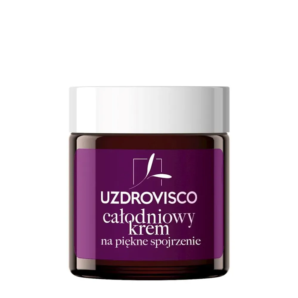 Anti-rypyt silmänympärysvoide päivä- ja yökäyttöön 25 ml - UZDROVISCO (INTENSE BLACK TULIPAN)