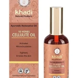 Anti-selluliittiöljy 10 ayurvedaista yrttiä 100 ml - KHADI