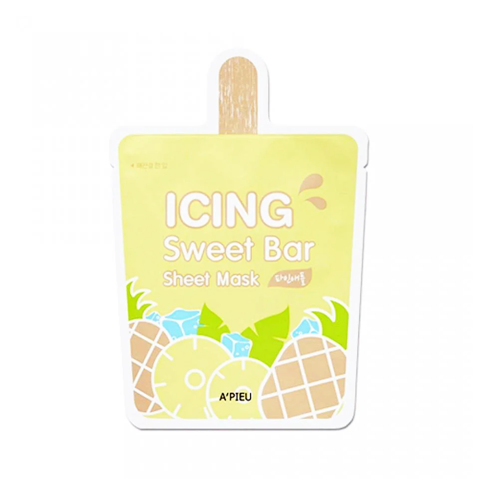 ['pieu] Icing Sweet Bar Sheet Mask Pineapple
