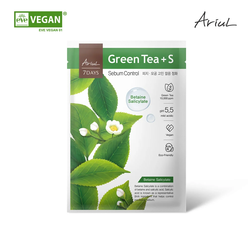 [Ariul] 7days Mask Green Tea S
