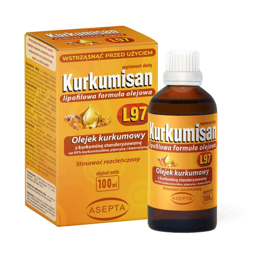 Asepta Kurkumisan L97 100 ml kurkumaöljyä