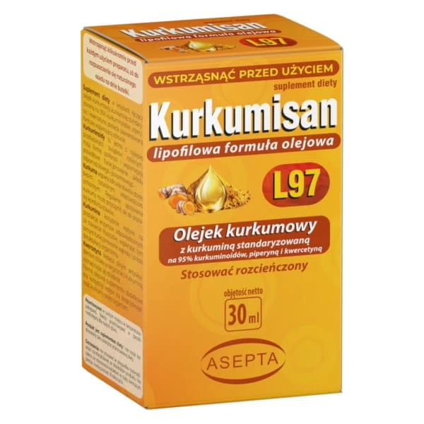 Asepta Kurkumisan L97 30 ml kurkumaöljyä