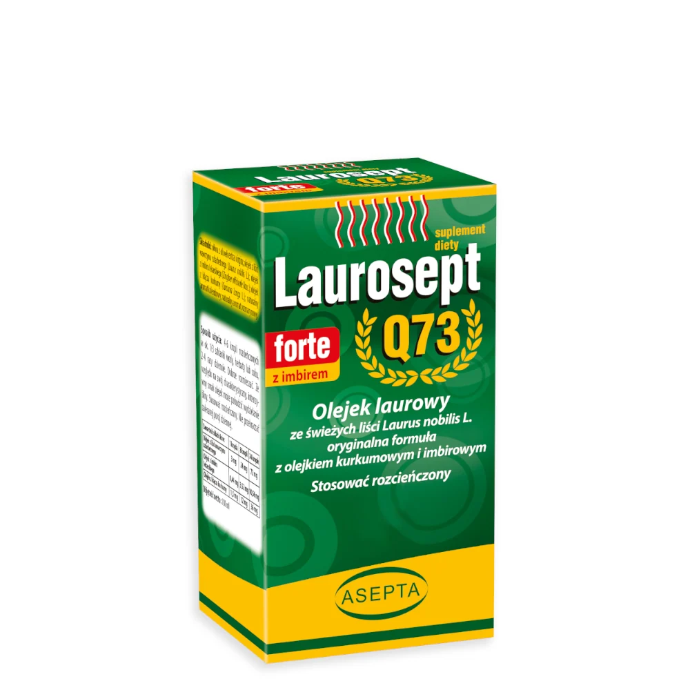 ASEPTA Laurosept FORTE Q73 30ml - laakeriöljy + kurkuma- ja inkivääriöljy