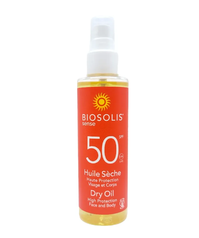 Auringonsuoja Kuiva Kehonöljy SPF 50 150 ml - BIOSOLIS (SENSE) (Kausituote)
