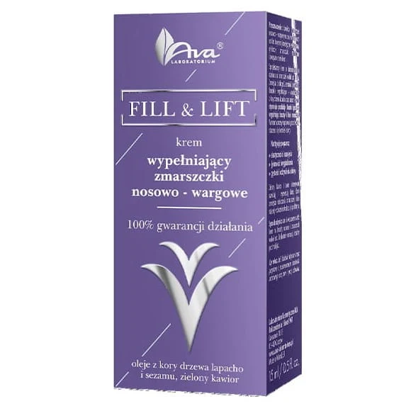 AVA Fill&Lift Rypistyksenpoistokreema nenä-huuli-urille