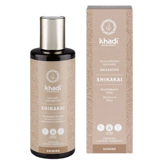 Ayurvedinen hiusten shampoo Shikakailla 210 ml - KHADI