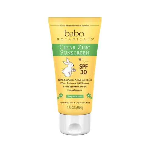 Babo Botanicals Clear Zinc SPF 30 aurinkovoidevoide - hajuston ilmainen