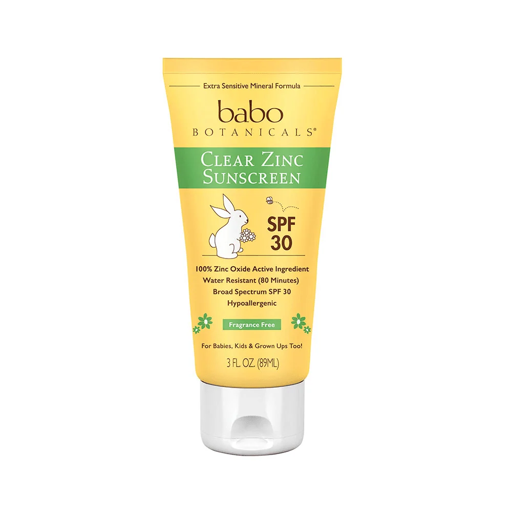 Babo Botanicals Clear Zinc SPF 30 aurinkovoidevoide - hajuston ilmainen