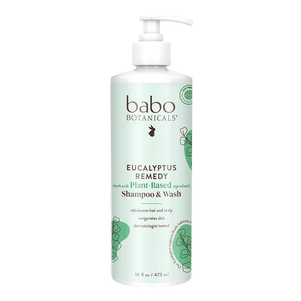 Babo Botanicals Eucalyptus Remedy Kasvipohjainen shampoo ja pesu
