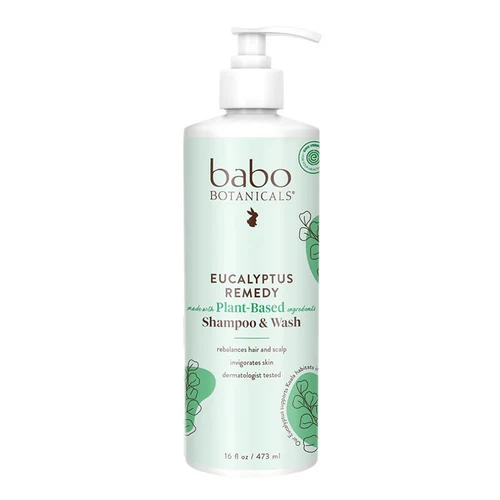 Babo Botanicals Eucalyptus Remedy Kasvipohjainen shampoo ja pesu