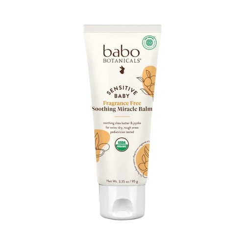 Babo Botanicals herkkä vauva hajuston ilmainen rauhoittava ihmepalsami