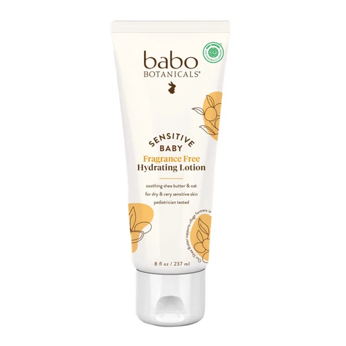 Babo Botanicals herkkä vauva hajuston vapaa päivittäinen hydravoide