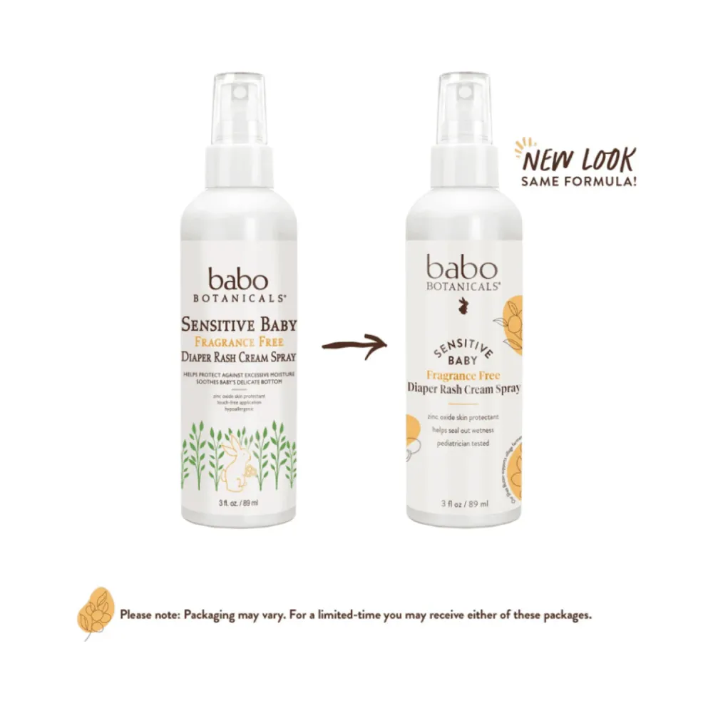 Babo Botanicals Herra vauva hajuston vapaa vaippa -ihottuma kerma sumutus