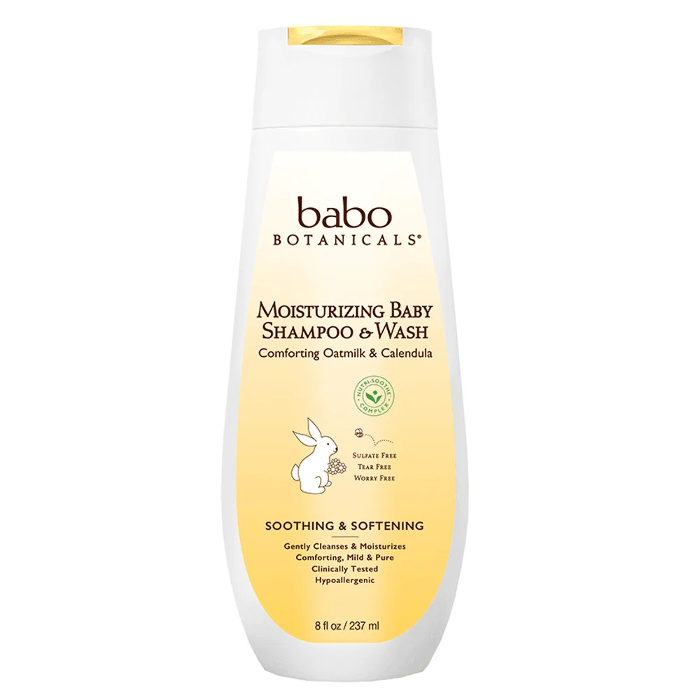 Babo Botanicals kosteuttava vauva -shampoo ja pese