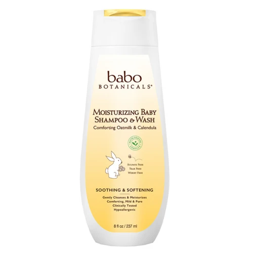Babo Botanicals kosteuttava vauva -shampoo ja pese