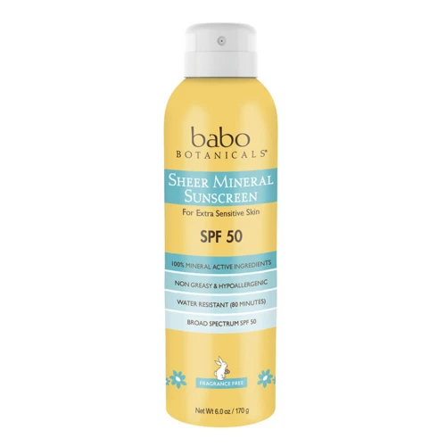 Babo Botanicals Sheer Mineral Aurinkovoidetta - SPF 50