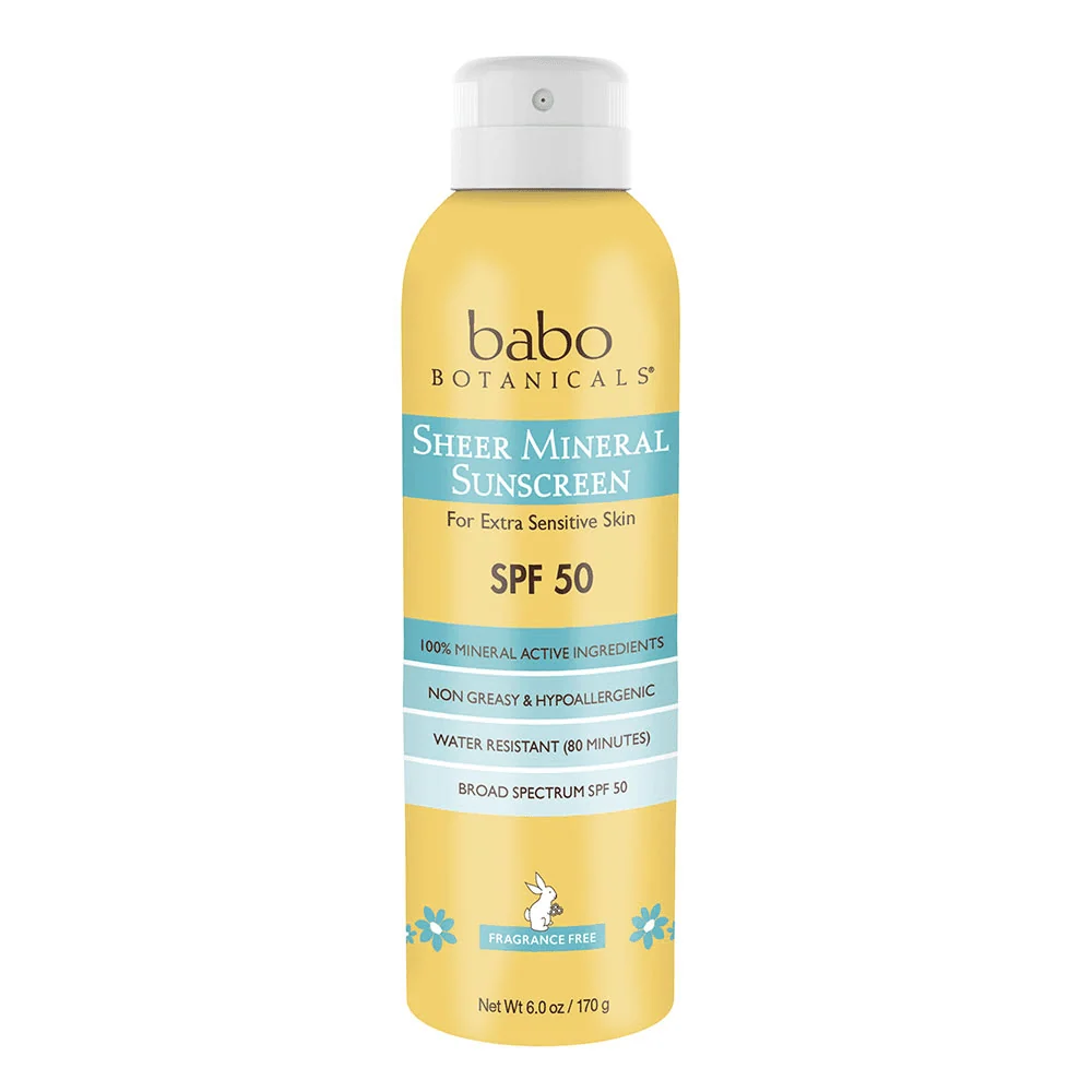 Babo Botanicals Sheer Mineral Aurinkovoidetta - SPF 50