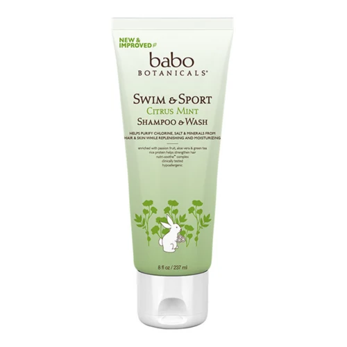 Babon kasvitieteelliset uinti- ja urheilut Citrus -minttu shampoo ja pese Babo Botanicals