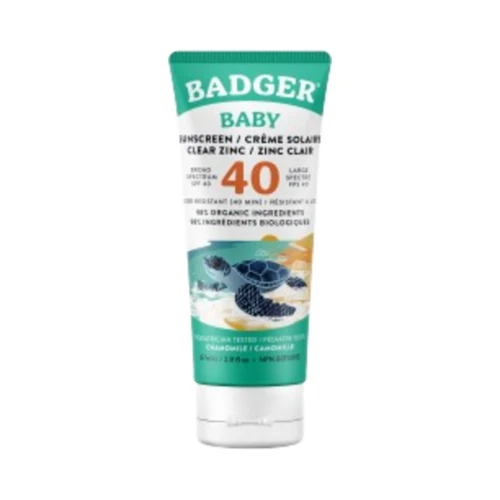 Badger Balms SPF 40 Baby Clear Sinc -aurinkosuojavoide