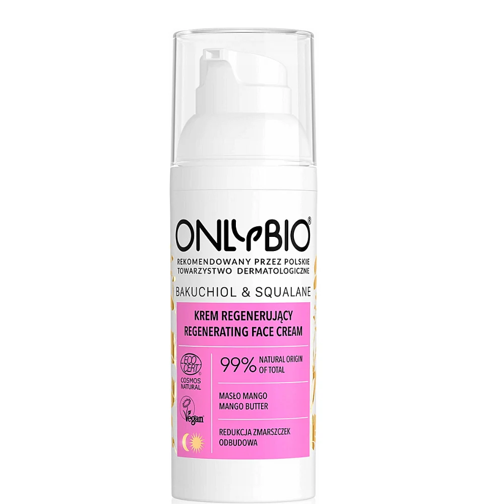 Bakuchiol ja skvalaani Eco uudistava kasvovoide 50 ml - VAIN LUOMU