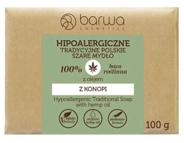 Barwa Hypoallergeeninen hamppuöljysaippua 100
