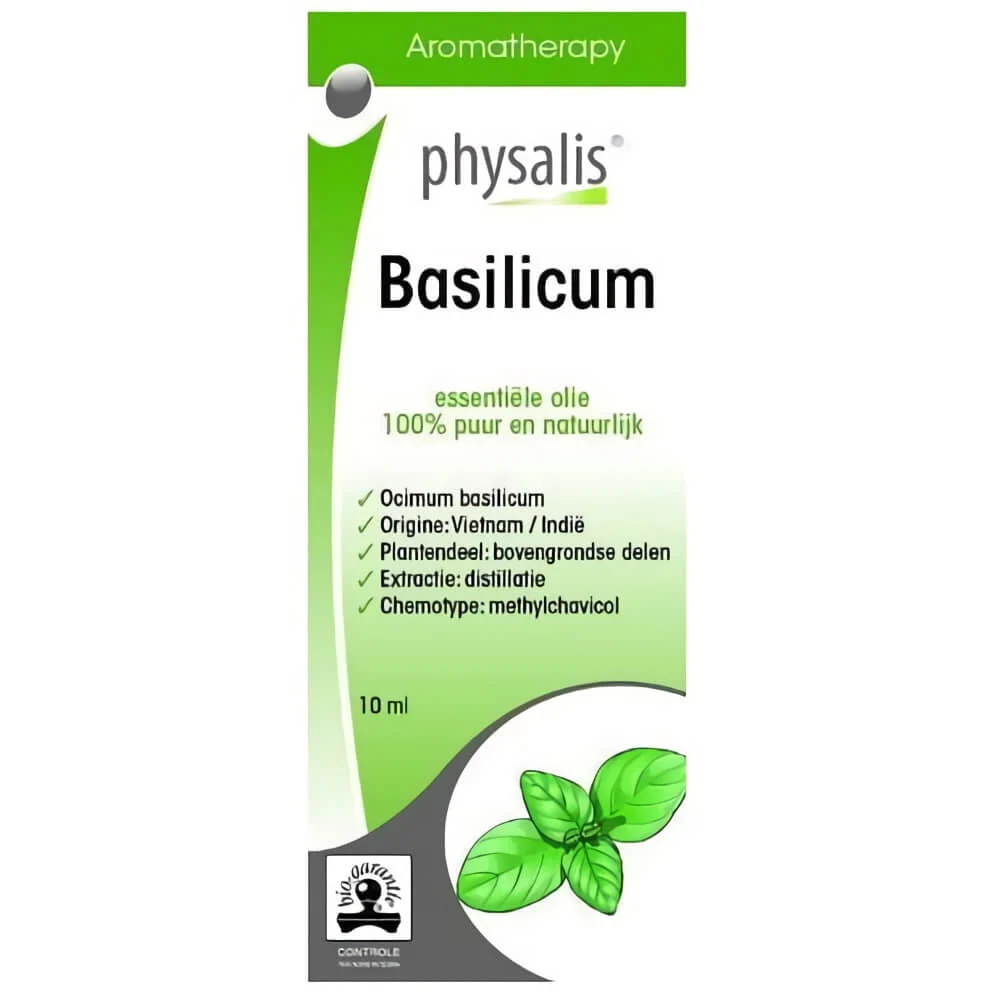 Basilikan eteerinen öljy (tavallinen basilika) 10 ml - PHYSALIS