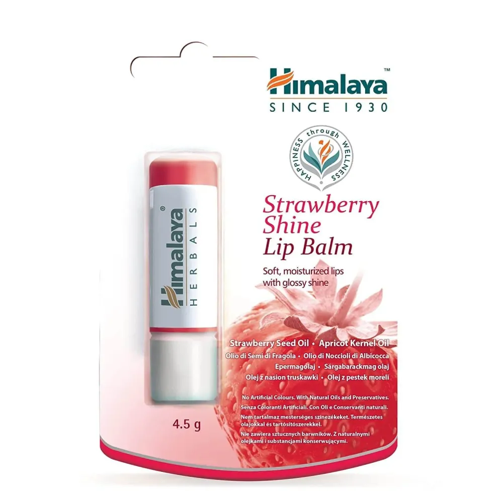 Baume à lèvres - Brillance fraise 4.5 g HIMALAYA