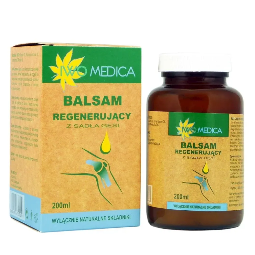Baume régénérant à la graisse d'oie 200ml IWO MEDICA