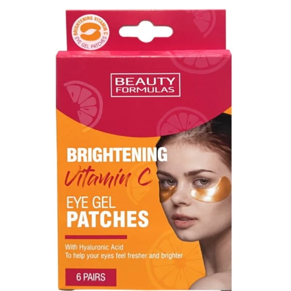 Beauty Formulas -geelisilmätyynyt, joissa on C-vitamiinia.