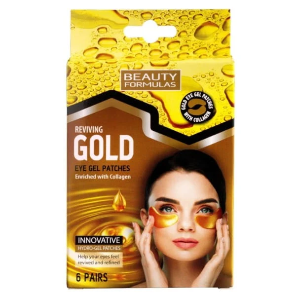 Beauty Formulas Gel Gold silmälaput 6 paria