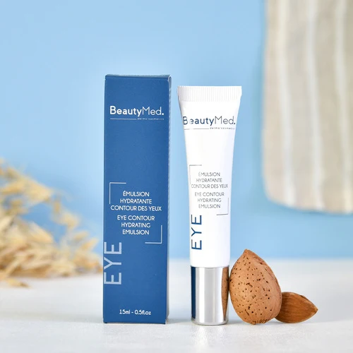 Kauniin silmän muotoinen kosteuttava emulsio BeautyMed