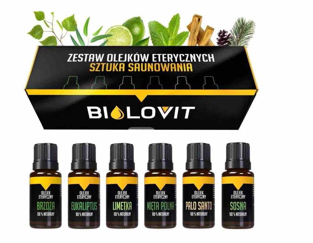 Bilovit set d'huiles essentielles L'Art du Sauning 6 x 10 ml