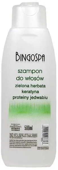 BINGOSPA keratiini vihreä tee shampoo