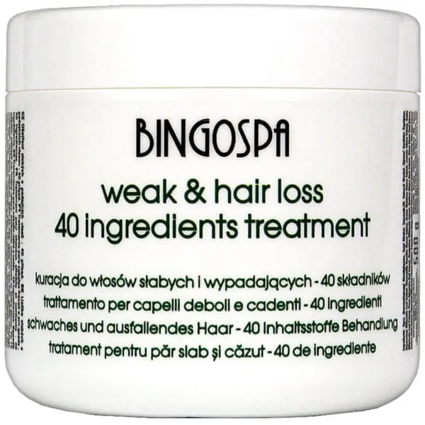 Bingospa Traitement Spa heikoille hiuksille 500 g