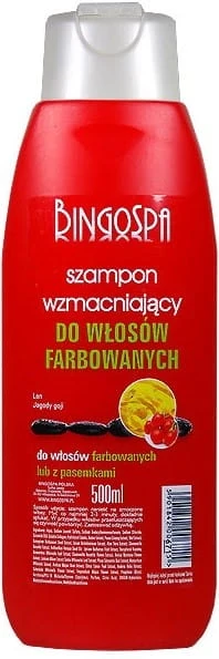 BINGOSPA vahvistava shampoo värjätyille hiuksille