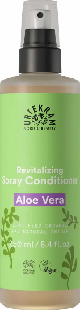 BIO aloe veraa sisältävä hiusten hoitosuihke 250 ml Urtekram