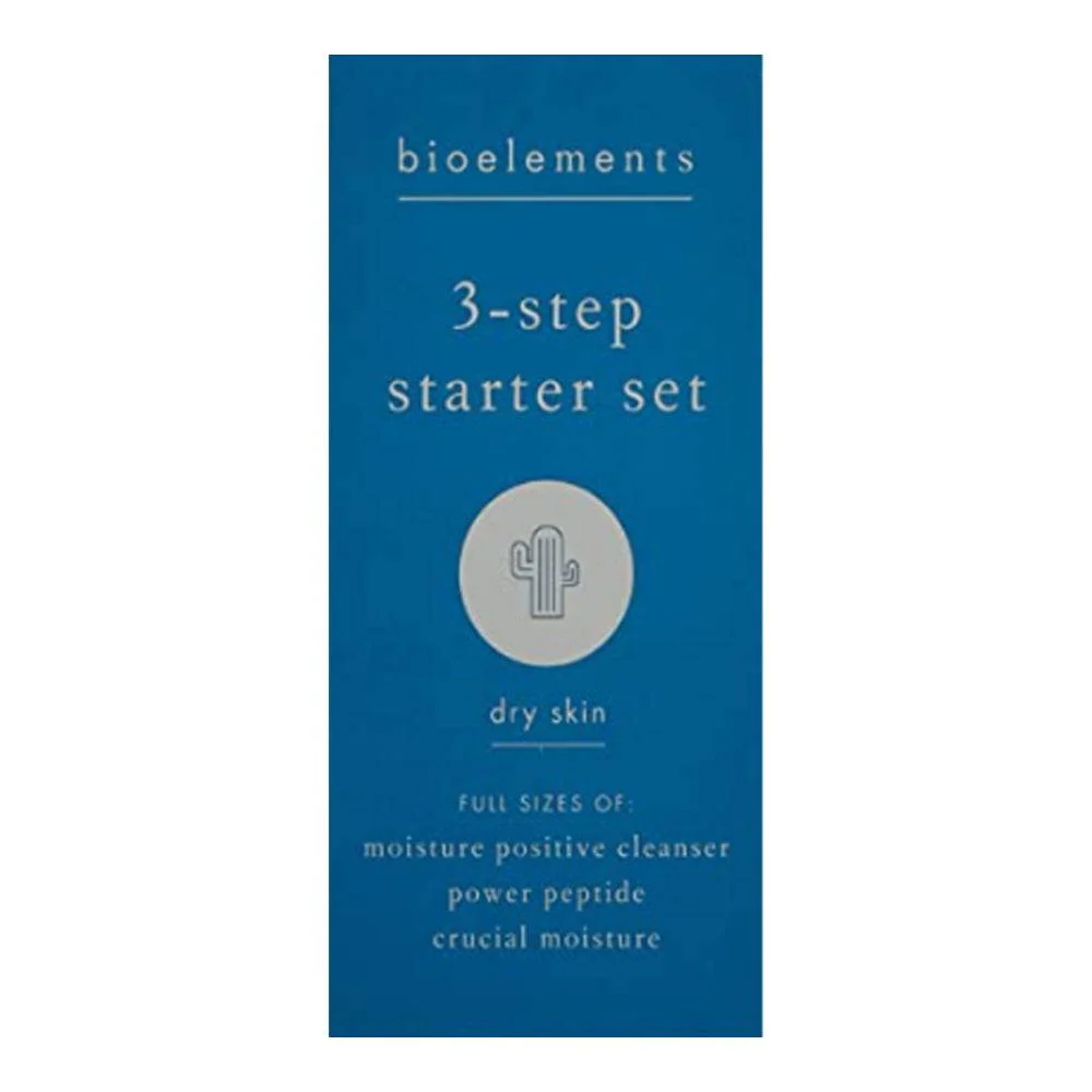 Bioelementit 3 -askeleen aloitussarja kuivalle iholle Bioelements