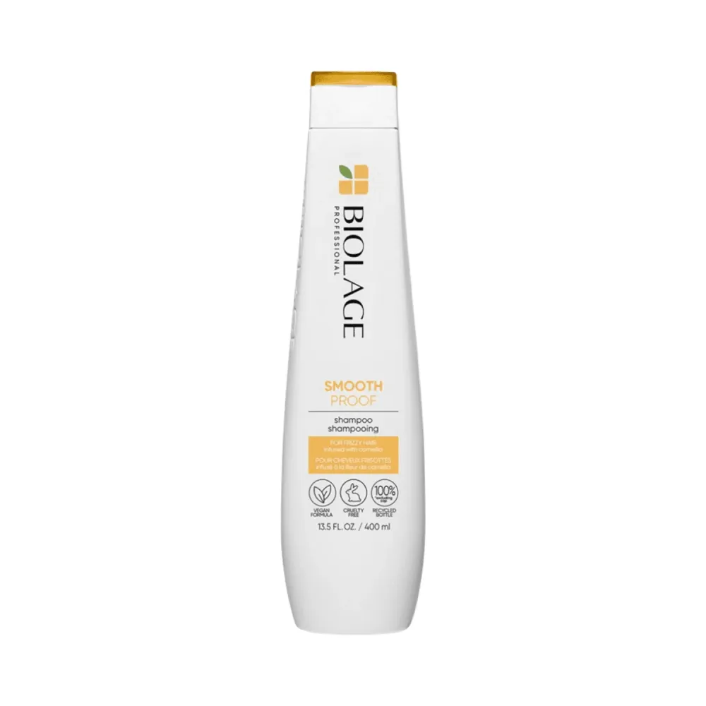 Biolage sileäkestävä shampoo frizzy -hiuksille