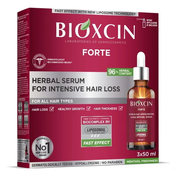 Bioxcin Forte Seerumi 3 x 50 ml